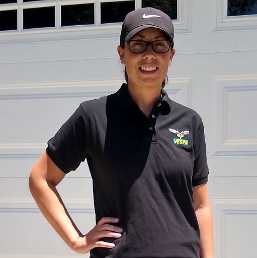 VESPA Logo Embroidered Women's Polo Shirt